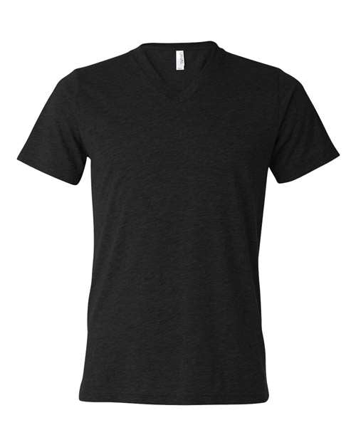BELLA + CANVAS - Camiseta unisex de cuello en V de mezcla triple - 3415