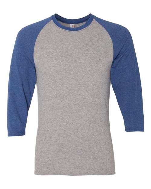 JERZEES - Unisex Triblend Three-Quarter Raglan Baseball T-Shirt - 601RR