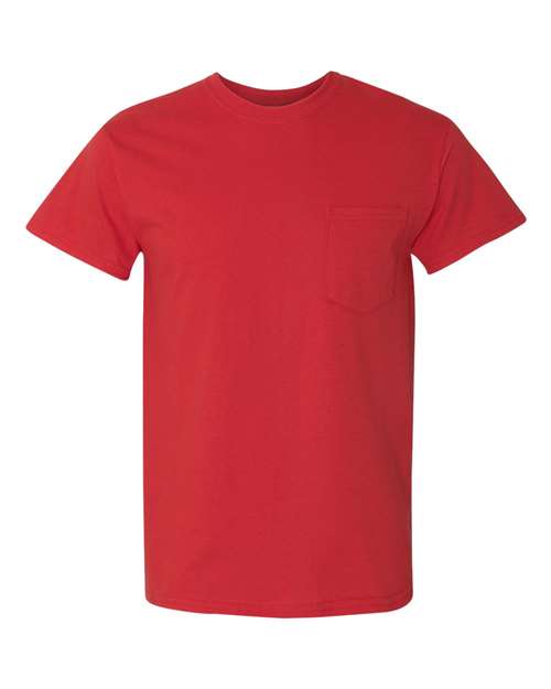 Gildan - Camiseta unisex de algodón pesado™ con bolsillo - 5300
