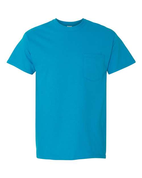 Gildan - Camiseta unisex de algodón pesado™ con bolsillo - 5300