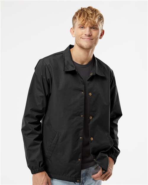 Independent Trading Co. - Men's Water-Resistant Windbreaker Coach’s Jacket - EXP99CNB