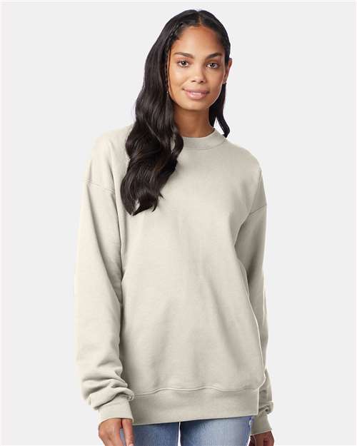 Hanes - Sudadera unisex de cuello redondo Ultimate Cotton® - F260