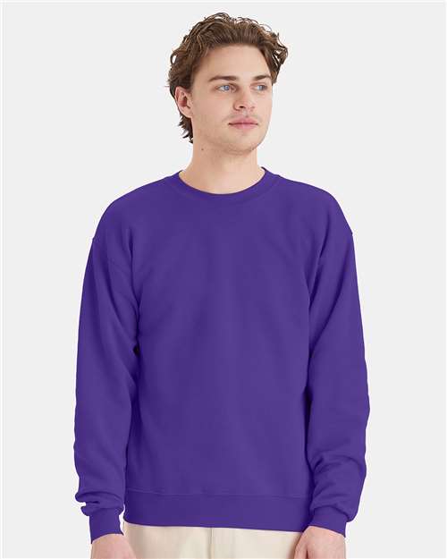 Hanes - Sudadera unisex EcoSmart® de cuello redondo - P160