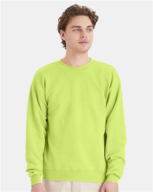 Hanes - Sudadera unisex EcoSmart® de cuello redondo - P160