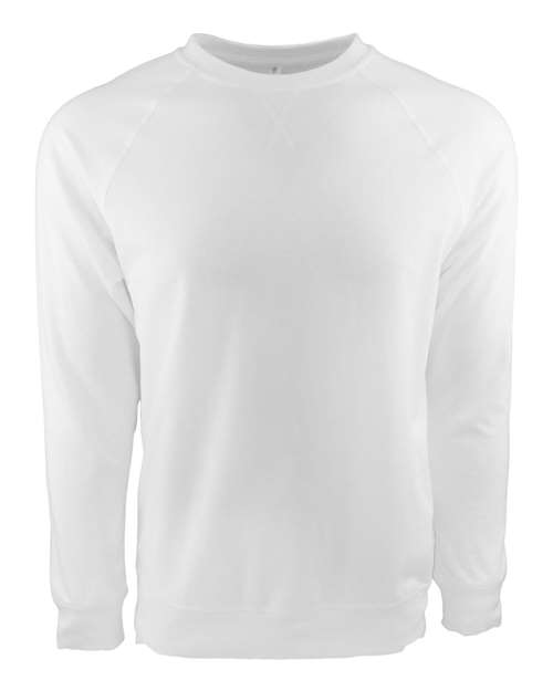 Next Level - Sudadera unisex Laguna con cuello redondo y raglán - 9000
