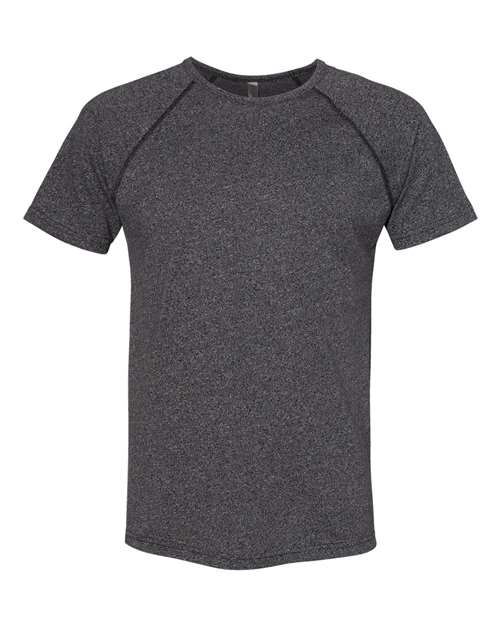 Next Level - Camiseta raglán con efecto torcido para hombre - 2050