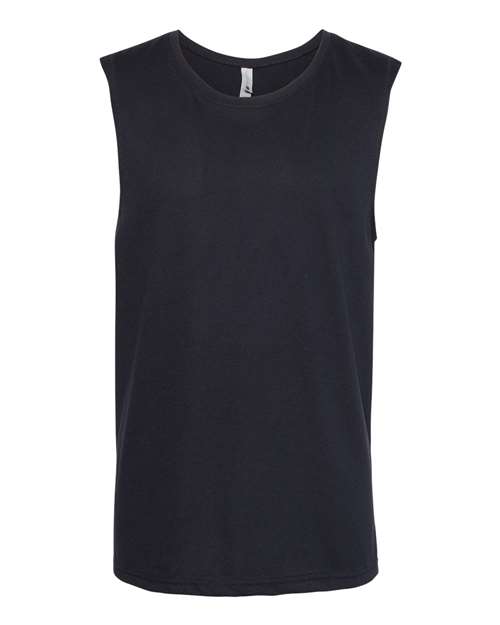 Next Level - Camiseta sin mangas ligera de algodón y poliéster para hombre - 6333