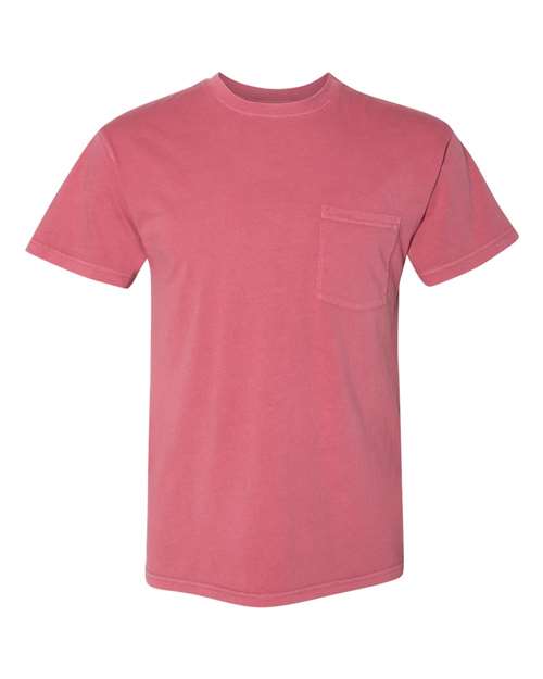 Next Level - Camiseta unisex con bolsillo teñido - 7415