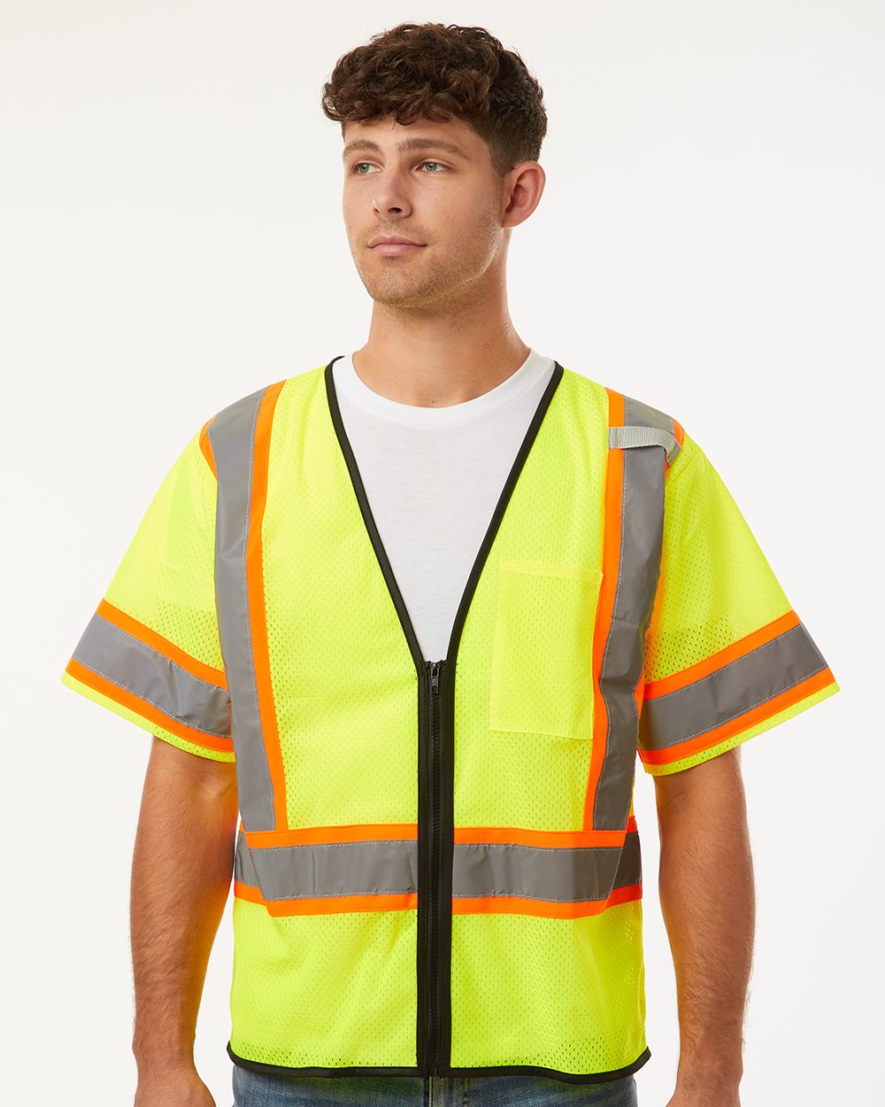 Kishigo - Chaleco unisex de malla con cremallera de clase 3 - 1565-1566