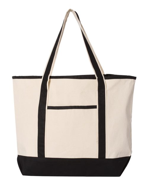 Q-Tees - Bolso grande de lona de lujo de 34,6 l - Q1500