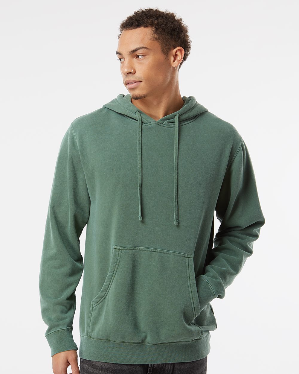 Independent Trading Co. - Sudadera unisex con capucha, de peso medio y teñido con pigmentos - PRM4500