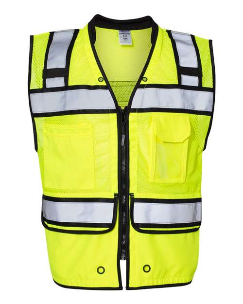 Kishigo - Chaleco de topógrafo unisex de alto rendimiento - S5004-5005
