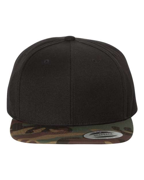 Gorra YP Classics Premium con visera plana y cierre a presión - 6089M