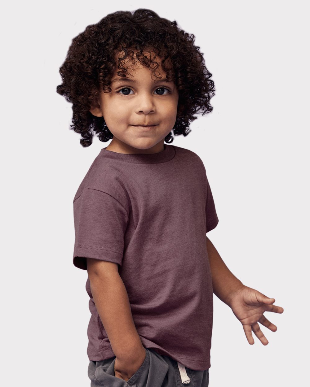 BELLA + CANVAS - Camiseta de punto para niño pequeño - 3001T