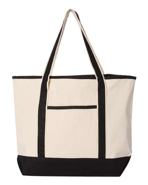 Q-Tees - Bolso grande de lona de lujo de 34,6 l - Q1500