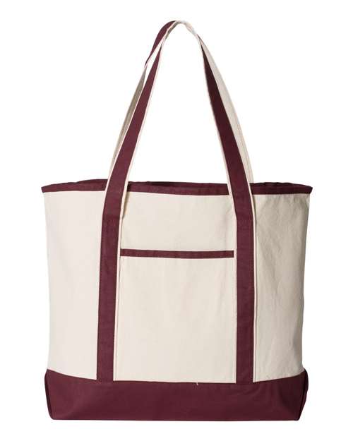 Q-Tees - Bolso grande de lona de lujo de 34,6 l - Q1500