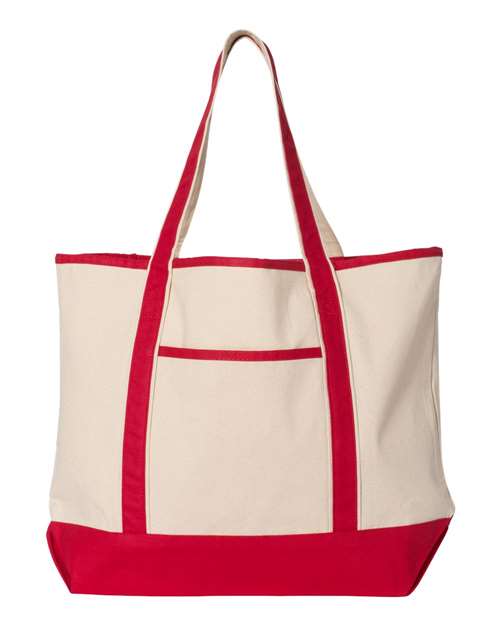 Q-Tees - Bolso grande de lona de lujo de 34,6 l - Q1500