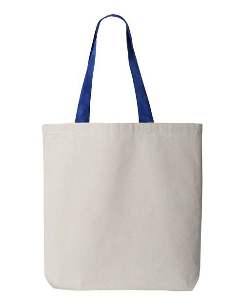 Q-Tees - Bolsa de lona de 11 l con asas en color de contraste - Q4400