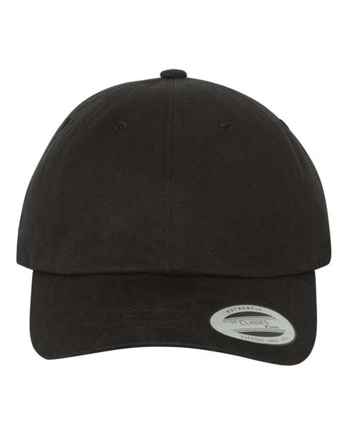 YP Classics - Gorra de papá de sarga de algodón color melocotón - 6245PT