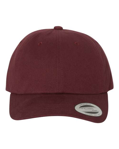 YP Classics - Gorra de papá de sarga de algodón color melocotón - 6245PT