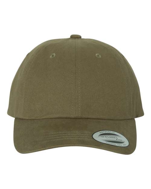 YP Classics - Gorra de papá de sarga de algodón color melocotón - 6245PT