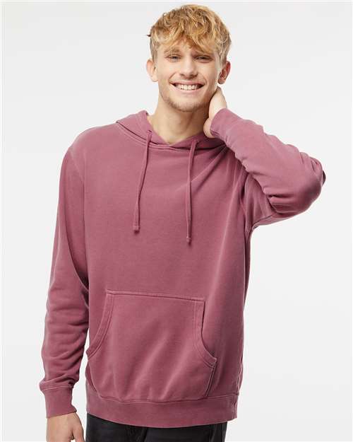 Independent Trading Co. - Sudadera unisex con capucha, de peso medio y teñido con pigmentos - PRM4500