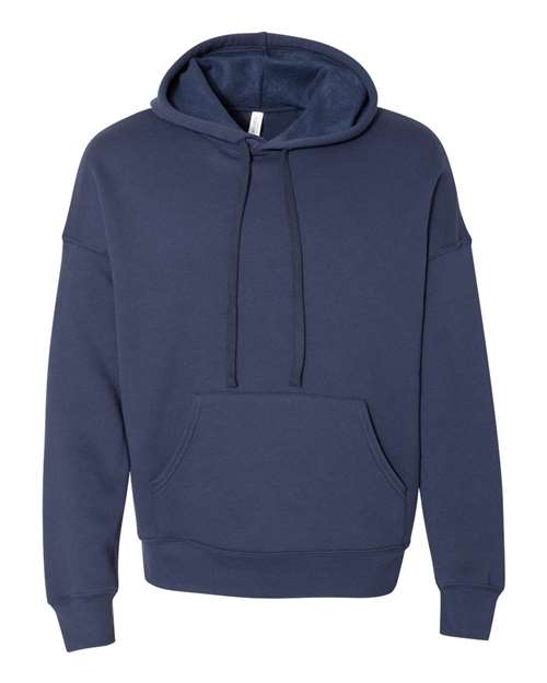 BELLA + CANVAS - Sudadera unisex con capucha y hombros caídos de forro polar de esponja - 3729