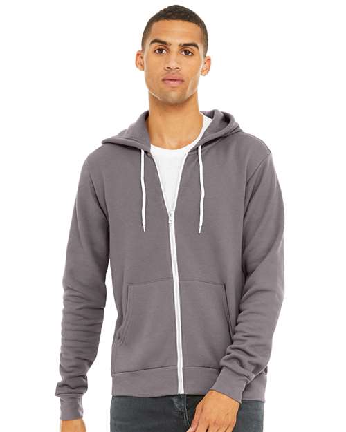BELLA + CANVAS - Unisex Sponge Fleece Full-Zip Hoodie Sweatshirt - 3739