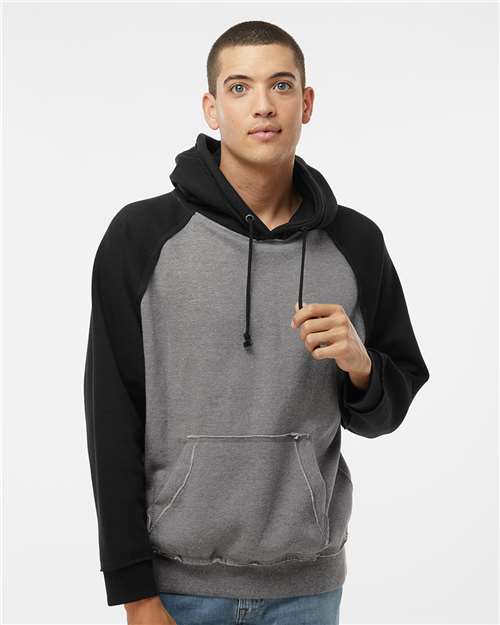 J. America - Men's Vintage Heather Hooded Sweatshirt - 8885