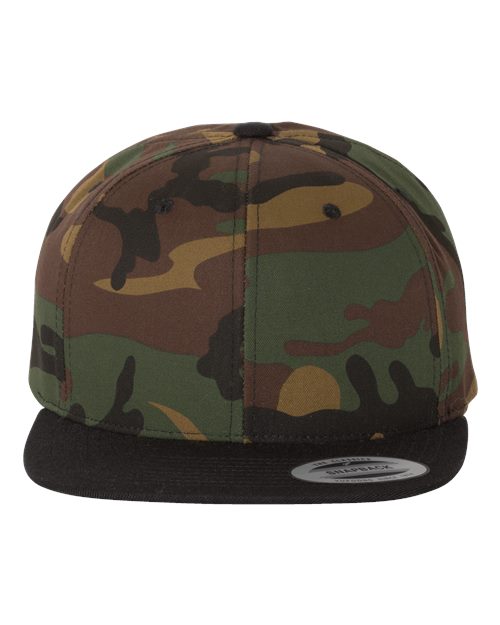 Gorra YP Classics Premium con visera plana y cierre a presión - 6089M