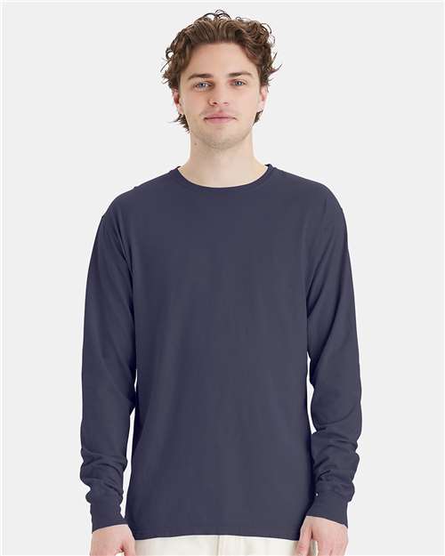 ComfortWash de Hanes - Camiseta unisex de manga larga teñida - GDH200