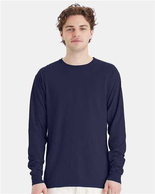 ComfortWash de Hanes - Camiseta unisex de manga larga teñida - GDH200