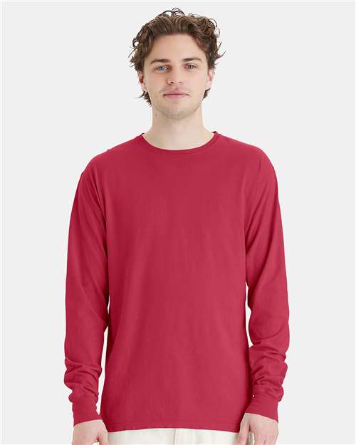 ComfortWash de Hanes - Camiseta unisex de manga larga teñida - GDH200