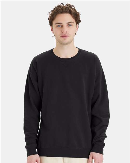 ComfortWash by Hanes - Sudadera unisex de cuello redondo teñida - GDH400