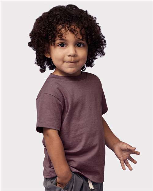 BELLA + CANVAS - Camiseta de punto para niño pequeño - 3001T