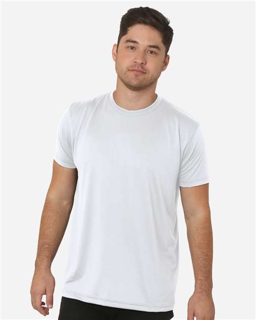Bayside - Camiseta unisex de alto rendimiento fabricada en EE. UU. - 5300