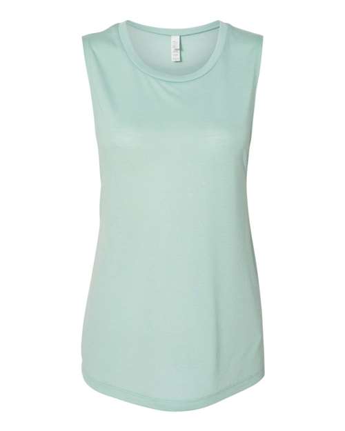 BELLA + CANVAS - Women's Flowy Scoop Muscle Tank - 8803