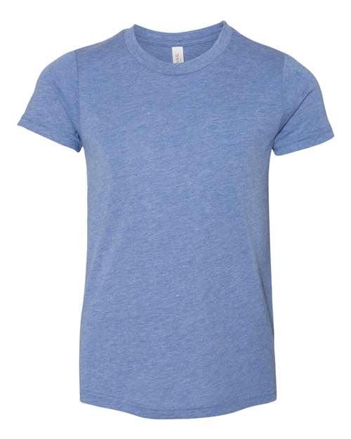 BELLA + CANVAS - Camiseta juvenil de mezcla triple - 3413Y