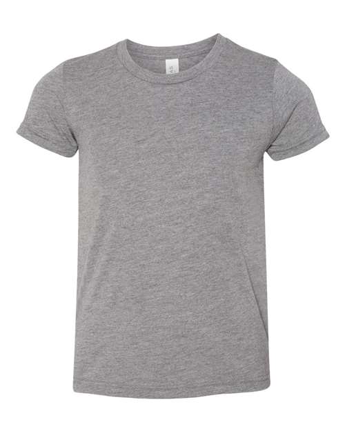 BELLA + CANVAS - Camiseta juvenil de mezcla triple - 3413Y