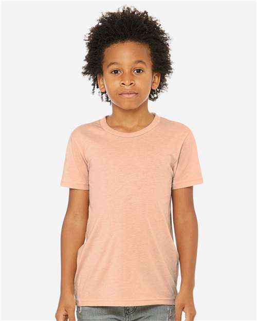 BELLA + CANVAS - Camiseta juvenil de mezcla triple - 3413Y