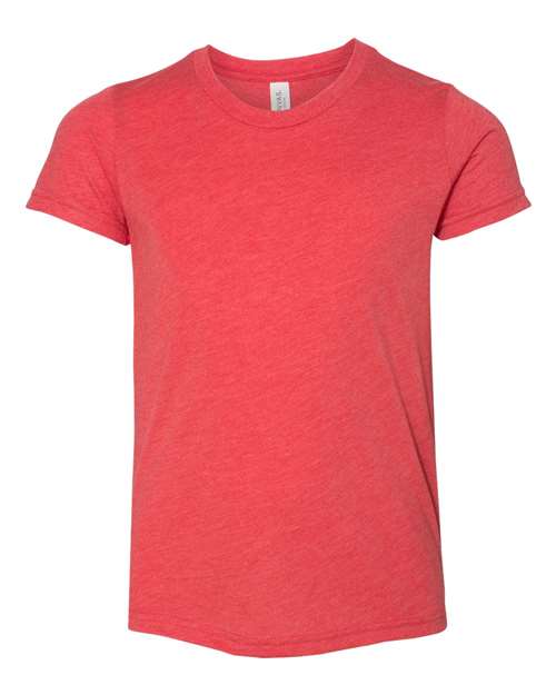 BELLA + CANVAS - Camiseta juvenil de mezcla triple - 3413Y