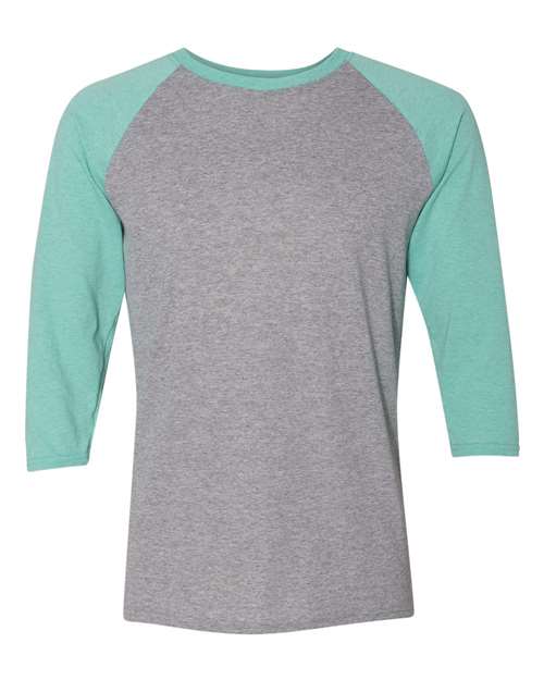 JERZEES - Unisex Triblend Three-Quarter Raglan Baseball T-Shirt - 601RR