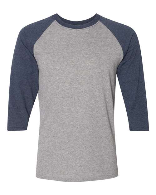 JERZEES - Unisex Triblend Three-Quarter Raglan Baseball T-Shirt - 601RR