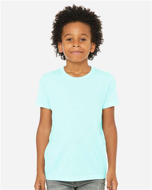BELLA + CANVAS - Camiseta juvenil de mezcla triple - 3413Y