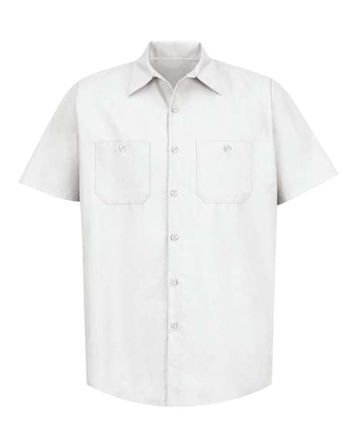 Red Kap - Men's Tall Industrial Short Sleeve Work Shirt - SP24T