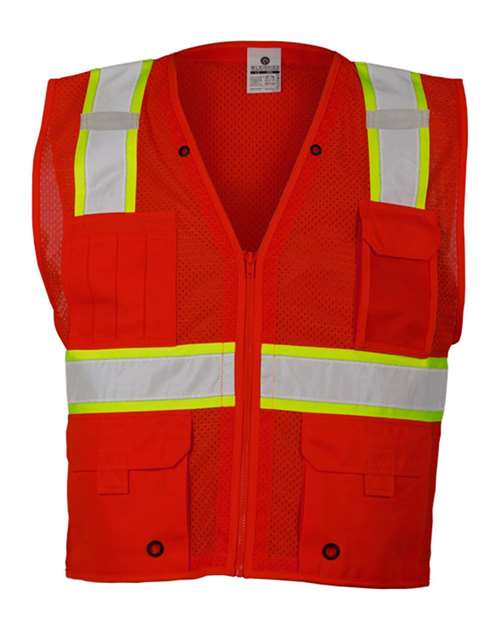 Kishigo - Chaleco de malla multibolsillos unisex EV Series® de visibilidad mejorada - B100-111