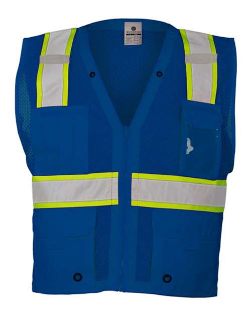 Kishigo - Chaleco de malla multibolsillos unisex EV Series® de visibilidad mejorada - B100-111