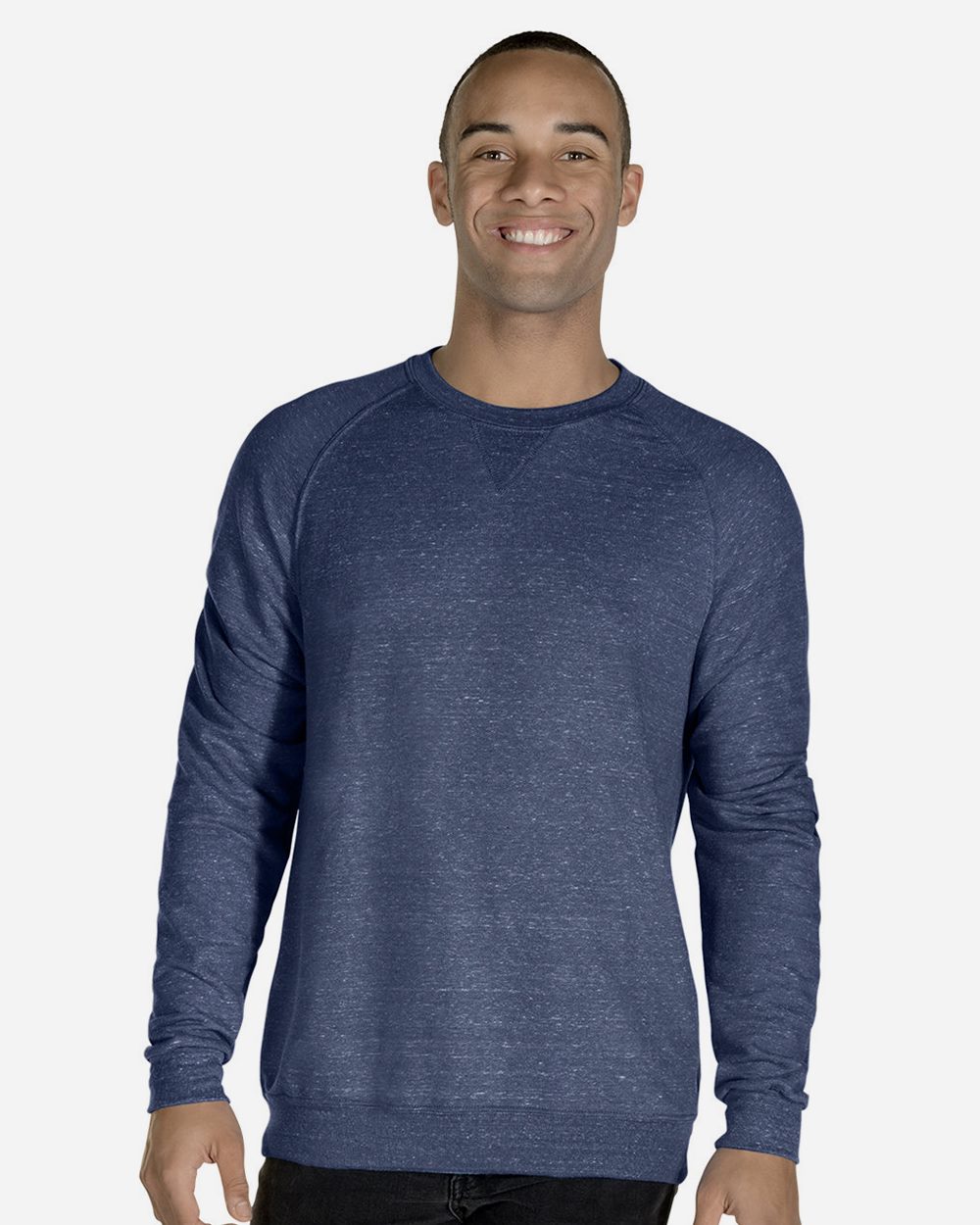 JERZEES - Unisex Snow Heather French Terry Crewneck Sweatshirt - 91MR
