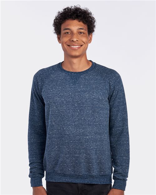 JERZEES - Unisex Snow Heather French Terry Crewneck Sweatshirt - 91MR