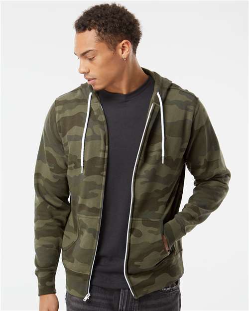 Independent Trading Co. - Sudadera unisex ligera con capucha y cremallera completa - AFX90UNZ